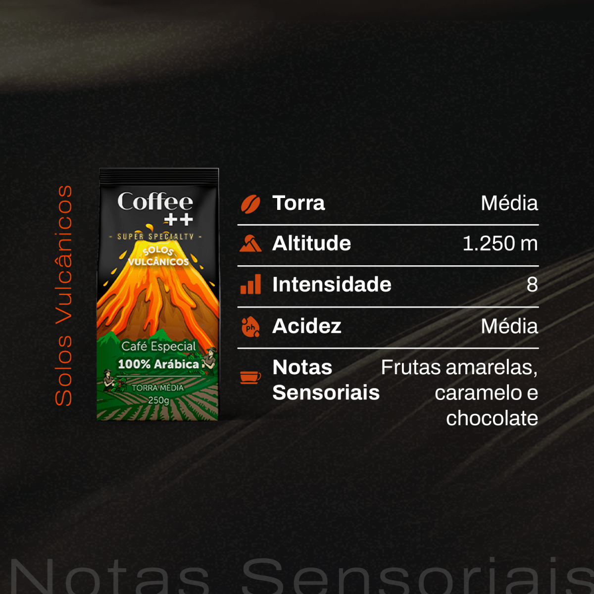 Café Solos Vulcânicos | Grãos - 250g - Coffee Mais