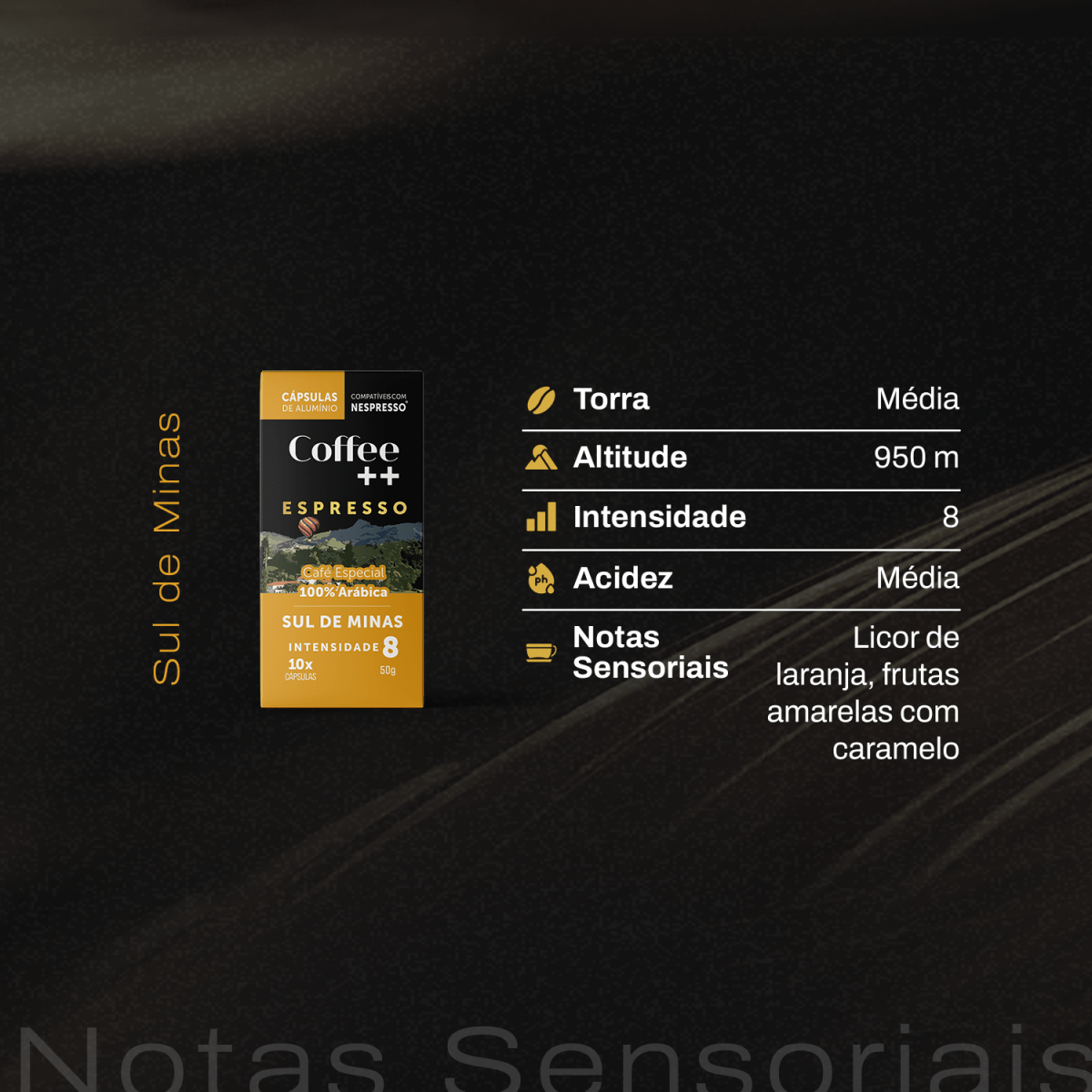 Café Sul De Minas | Cápsula - 10 Unidades - Coffee Mais