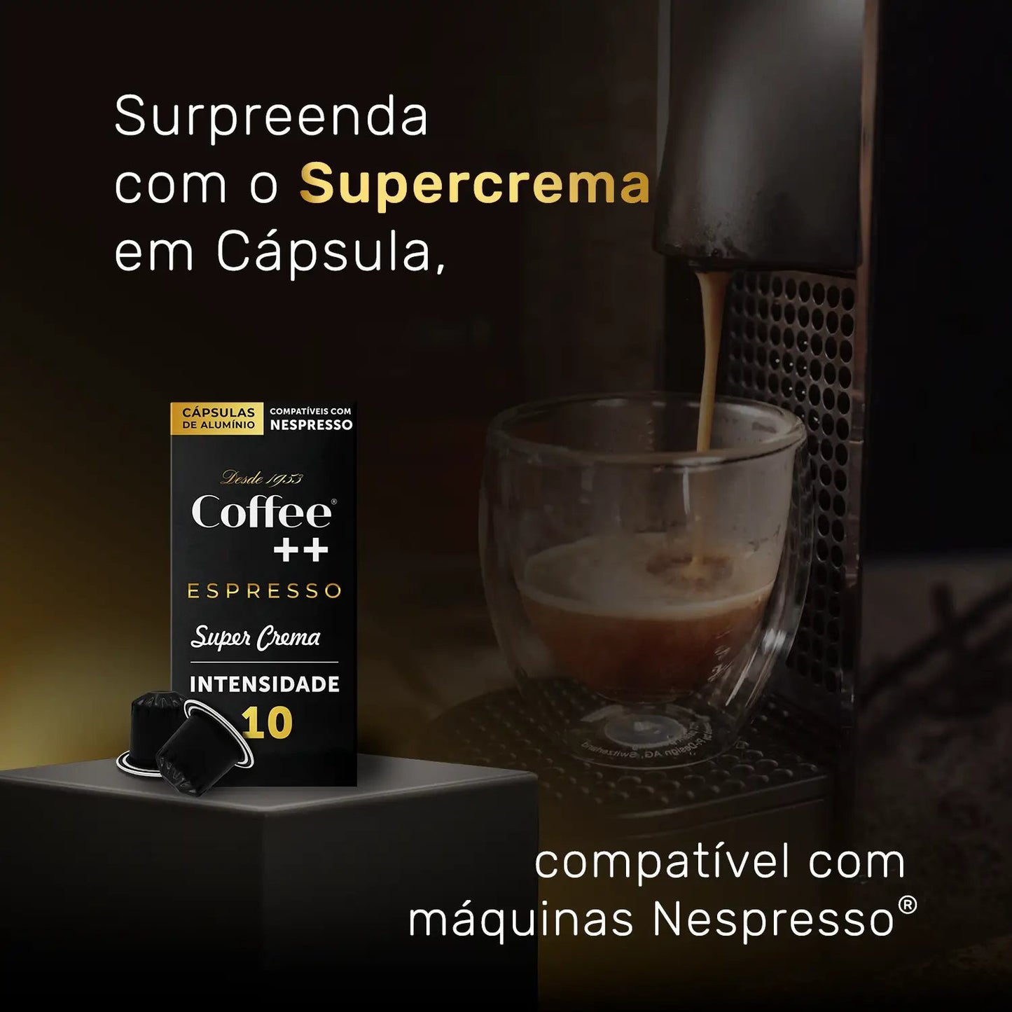 Café Super Crema Espresso | Cápsula - 10 Unidades - Coffee Mais