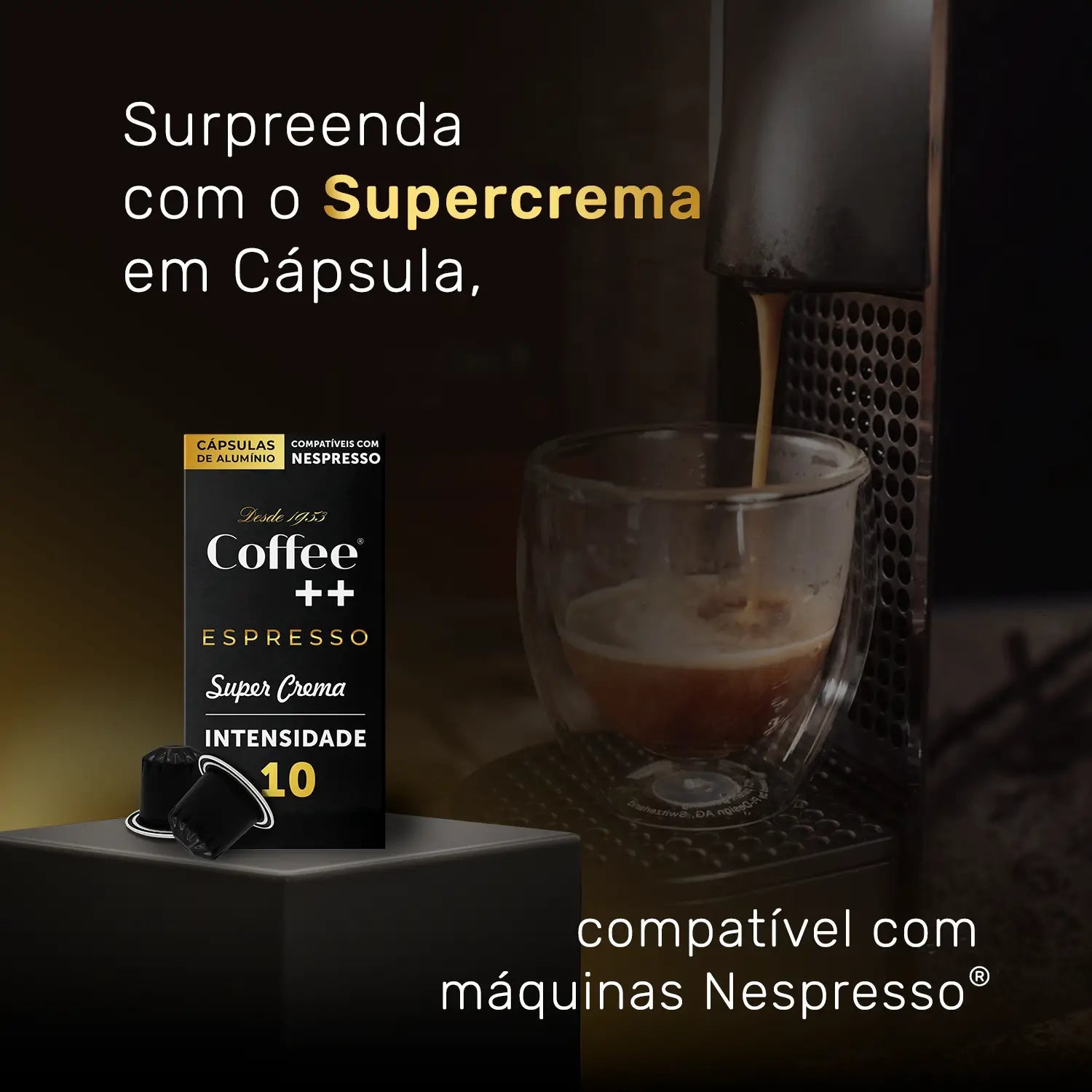 Café Super Crema Espresso | Cápsula - 10 Unidades - Coffee Mais