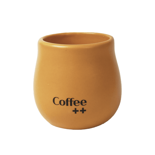 Copo de Café Laranja Cenoura | Cerâmica - 80ml - Coffee Mais