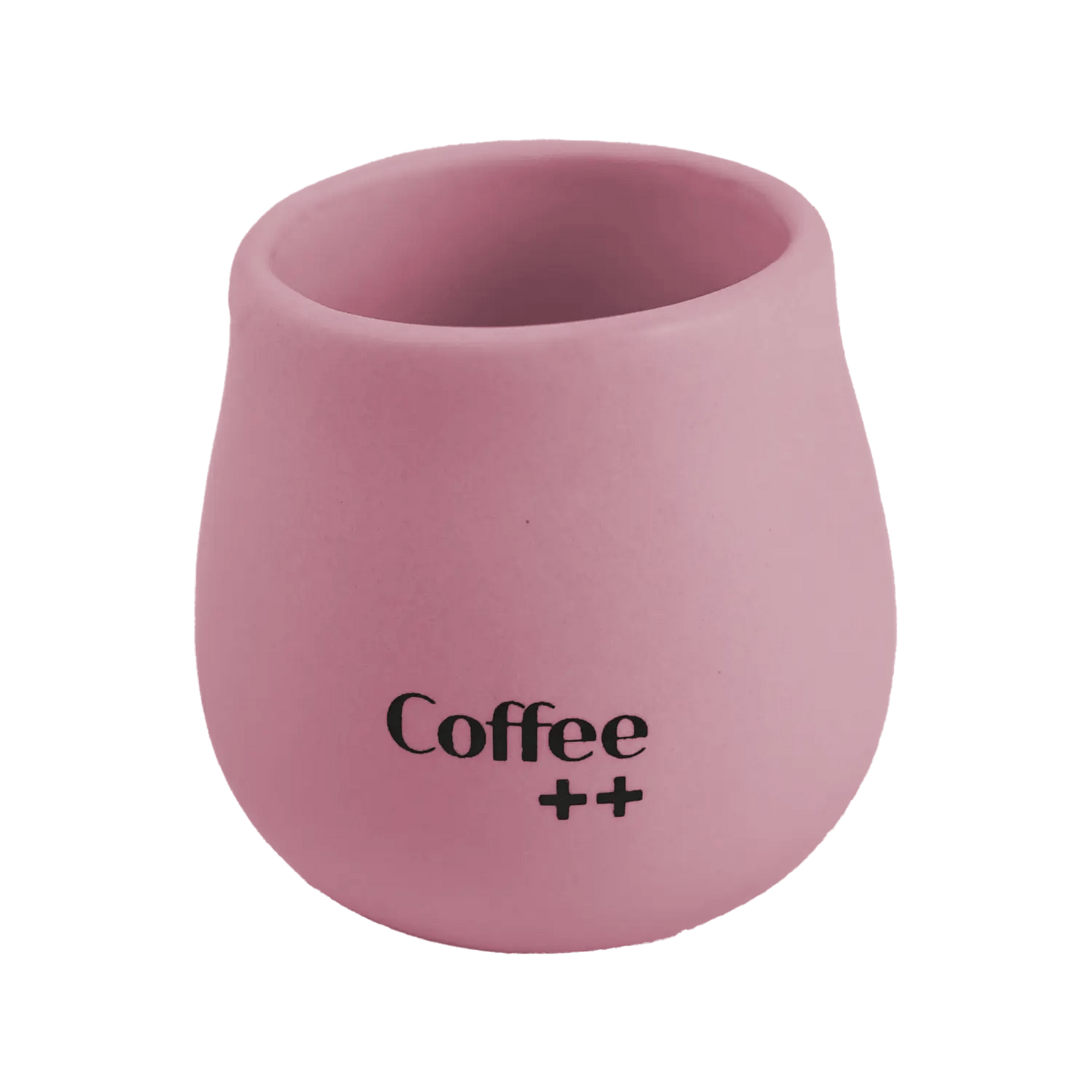 Copo de Café Rosa | Cerâmica - 80ml - Coffee Mais