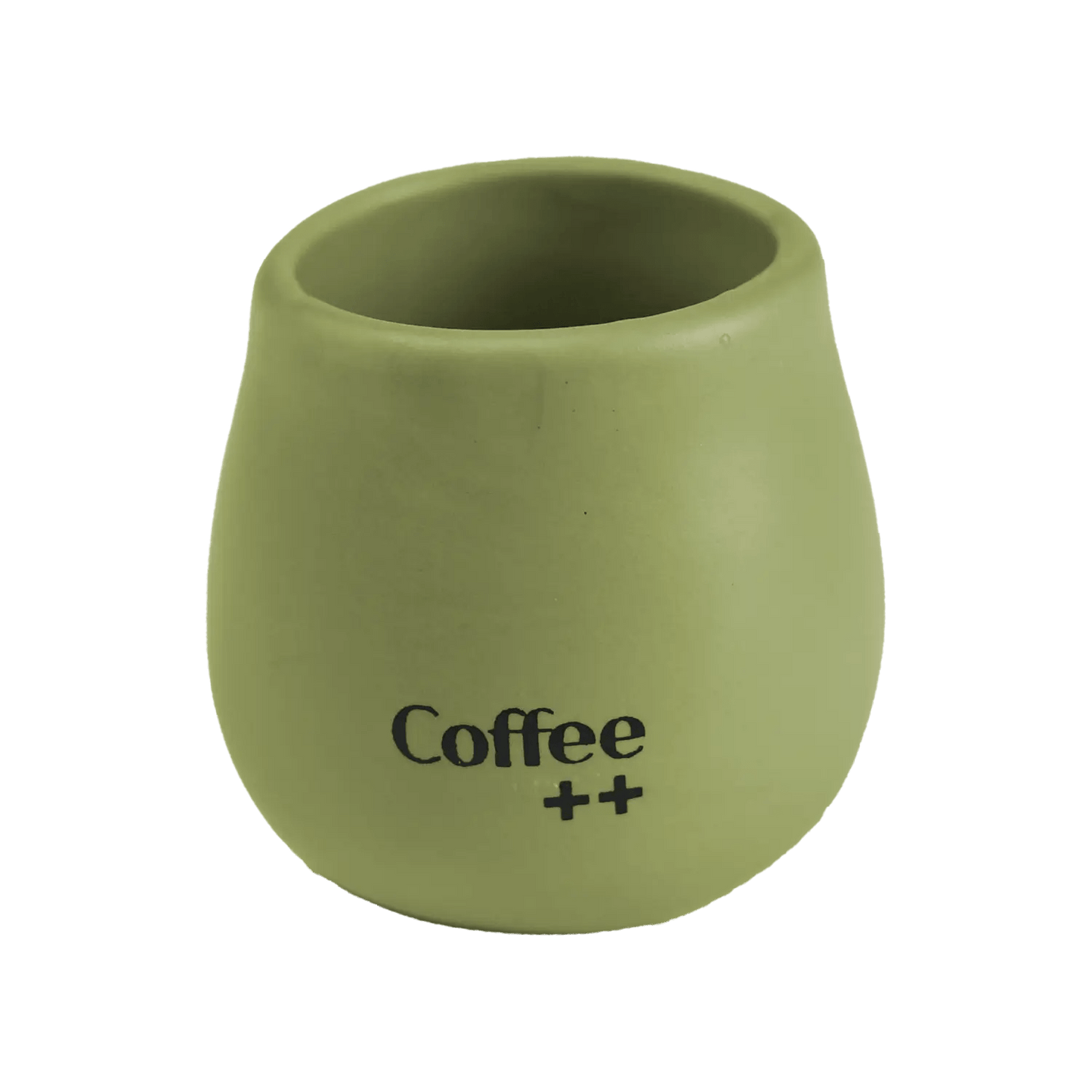 Copo de Café Verde | Cerâmica - 80ml - Coffee Mais