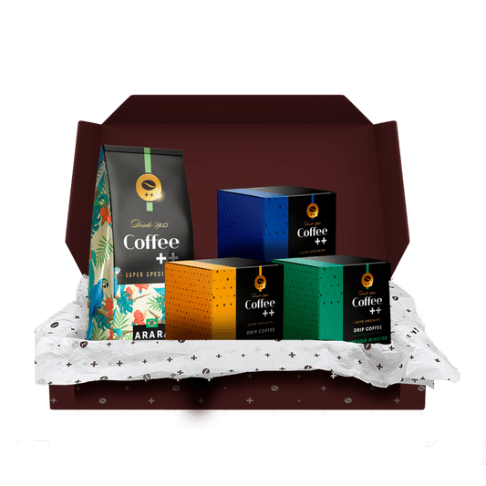 Kit | 1 Café Arara Grãos + 3 Drip Coffees Fazendas - Coffee Mais