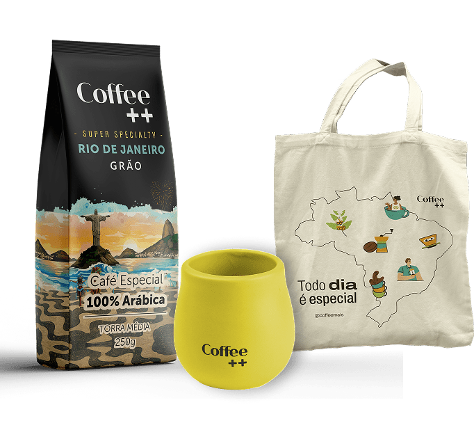 Kit Boas Vindas Assinatura Anual - Coffee Mais