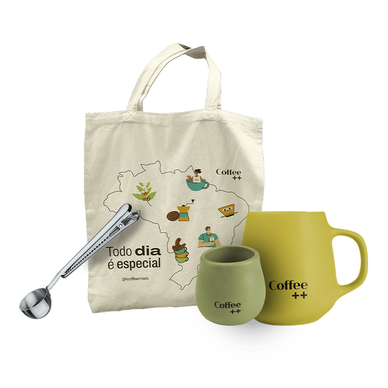 Kit Boas Vindas Assinatura Anual - Coffee Mais