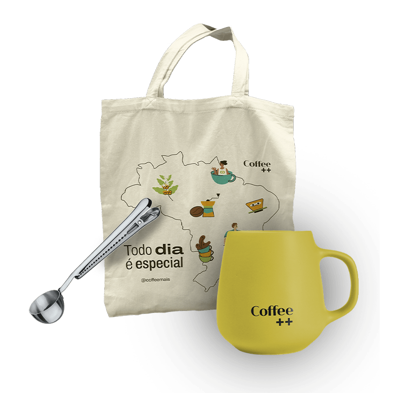 Kit Boas Vindas Assinatura Anual - Coffee Mais
