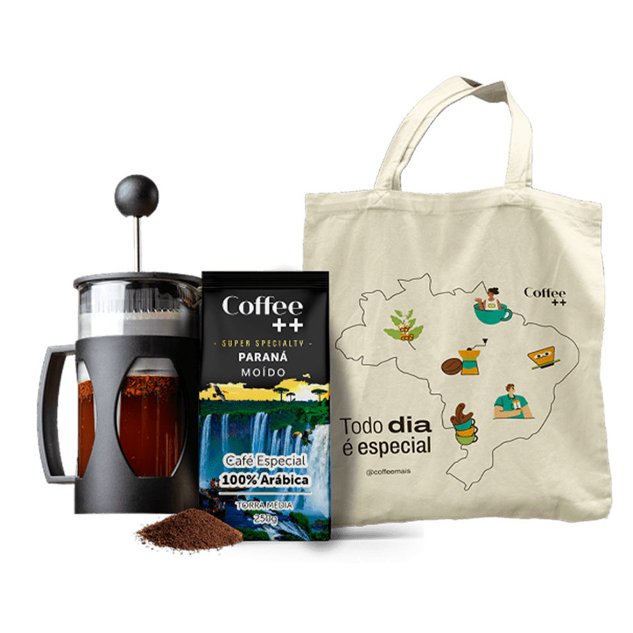 Kit Boas Vindas Assinatura Anual - Coffee Mais