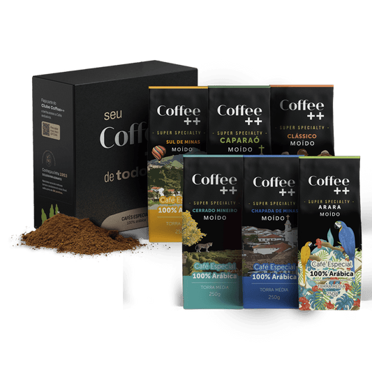 Kit Caparaó Arara Família e Clássico - Moído 6 Pacotes - Coffee Mais
