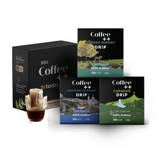 Kit Cerrado Mineiro, Chapada de Minas e Caparaó | Drip Coffee - 30 Sachês - Coffee Mais