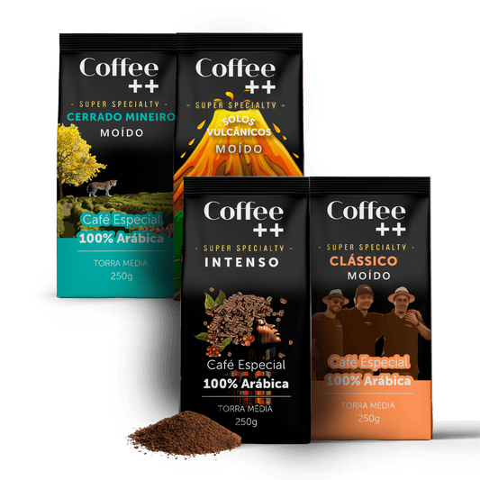 Kit Chocolate | Moído - 4 Pacotes 250g - Coffee Mais
