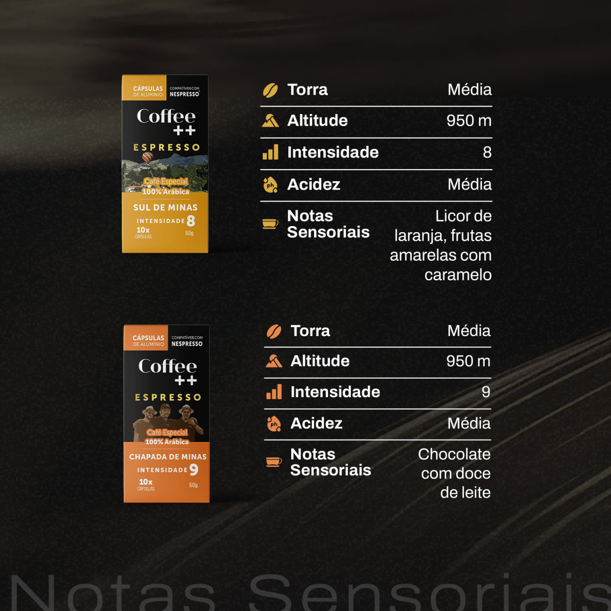 Kit Clásico e Sul de Minas | Cápsulas - 40 Unidades - Coffee Mais