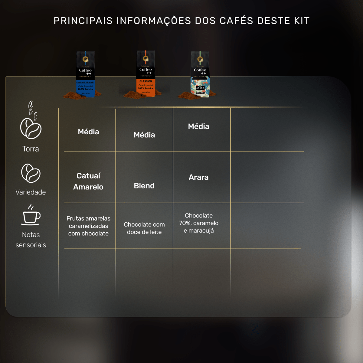 Kit Clássico Arara e Chapda de Minas | Moído - 3 Pacotes - Coffee Mais