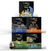 Kit Clássico, Cerrado Mineiro, Chapada de Minas, Arara e Caparaó | Drip Coffee - 50 Sachês - Coffee Mais