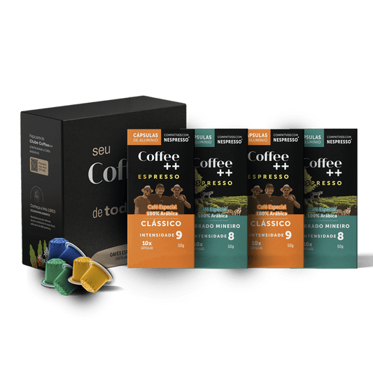Kit Clássico e Cerrado Mineiro | Cápsulas - 40 Unidades - Coffee Mais