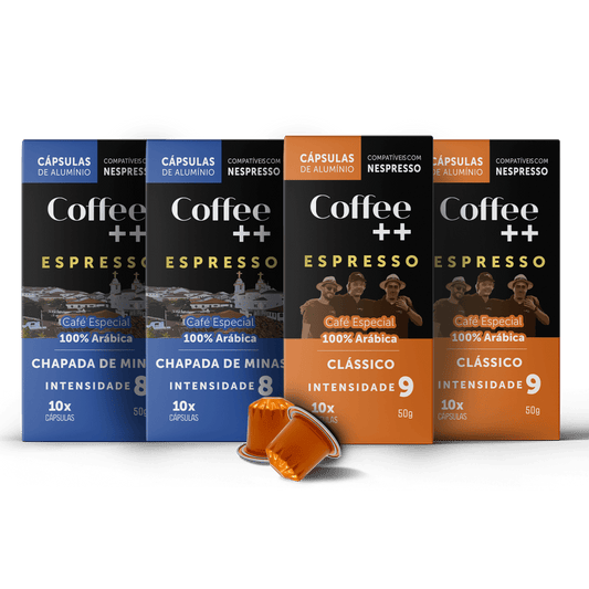 Kit Clássico e Chapada de Minas | Cápsulas - 40 Unidades - Coffee Mais