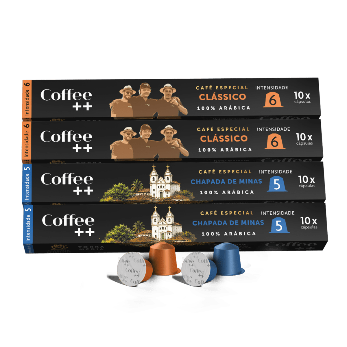 Kit Clássico e Chapada de Minas | Cápsulas - 40 Unidades - Coffee Mais