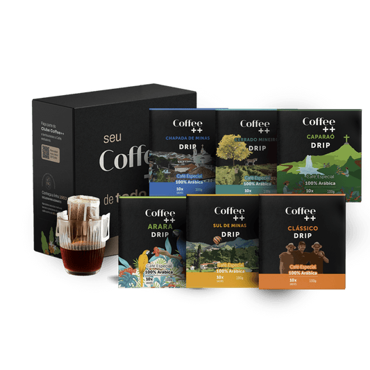 Kit Fazendas Arara Clássico e Caparaó | Drip Coffee - 60 Sachês - Coffee Mais