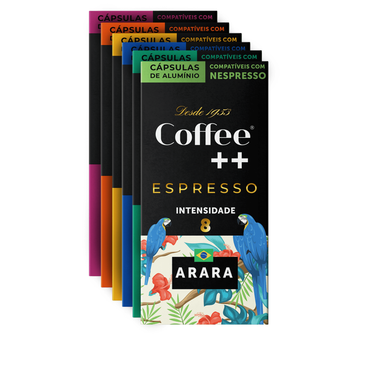 Kit Fazendas Arara Clássico e Geisha | Cápsulas - 60 Unidades - Coffee Mais