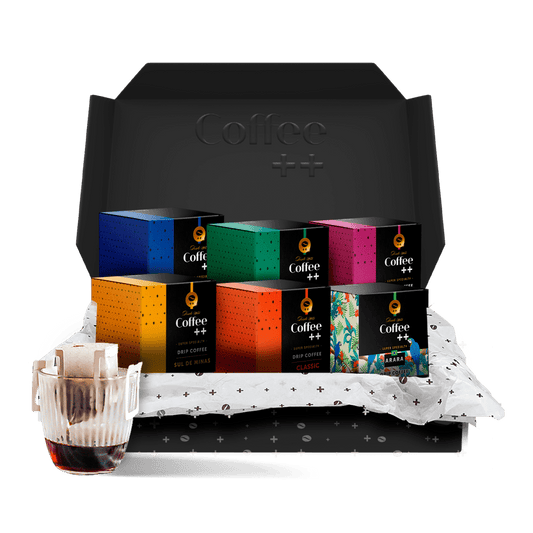 Kit Fazendas Arara Clássico e Geisha | Drip Coffee - 60 Sachês - Coffee Mais