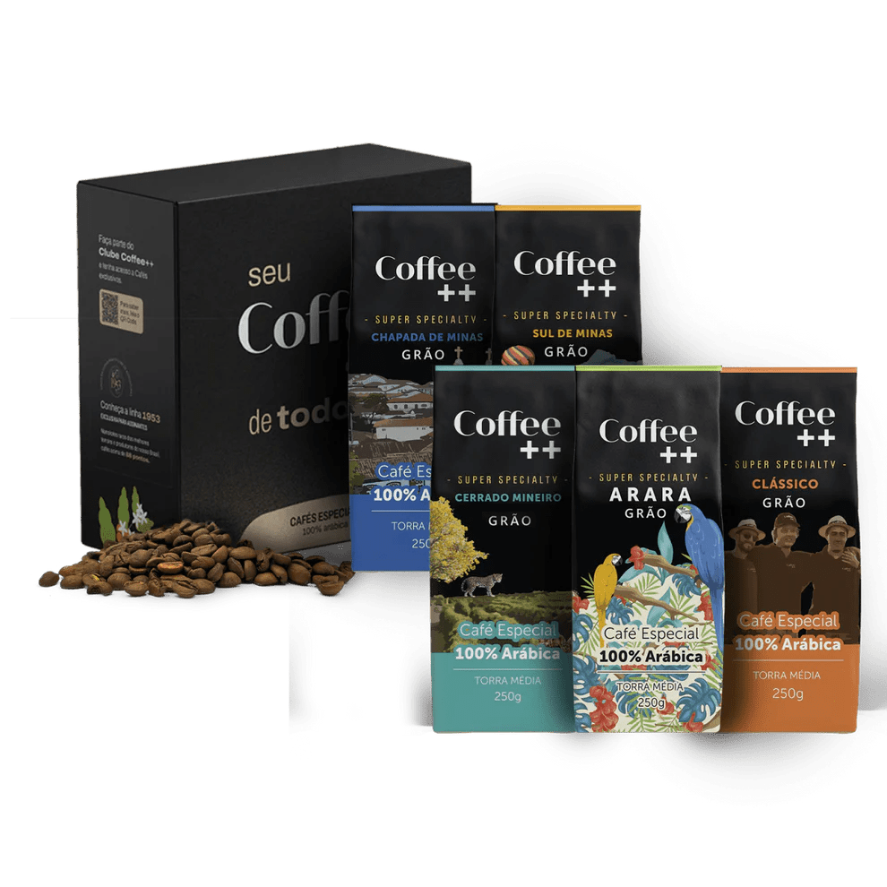 Kit Fazendas Arara Clássico | Grãos - 5 Pacotes - Coffee Mais