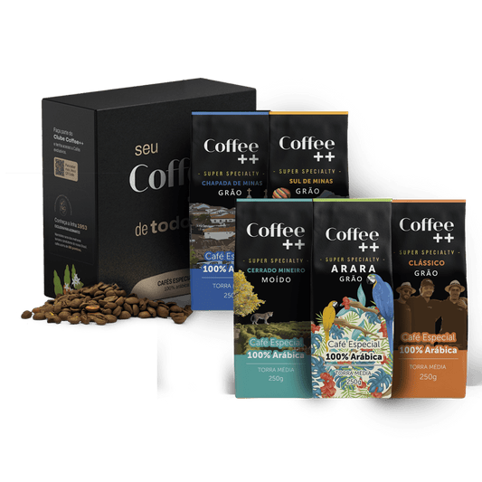 Kit Fazendas Arara Clássico | Grãos - 5 Pacotes - Coffee Mais
