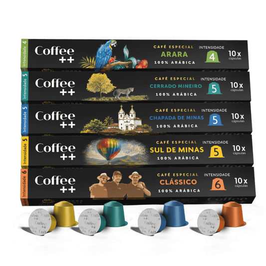 Kit Fazendas Clássico e Arara | Cápsulas - 50 Unidades - Coffee Mais