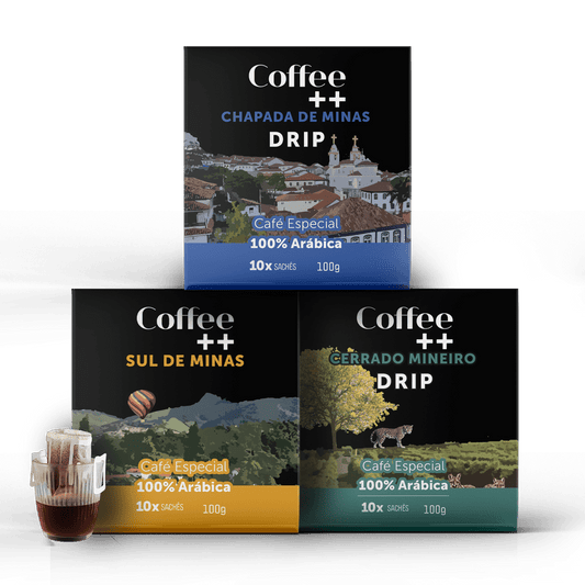 Kit Fazendas Drip Coffee - 30 Sachês - Coffee Mais