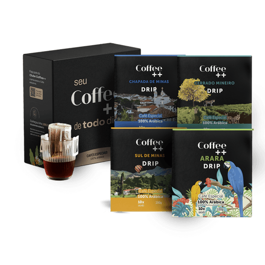 Kit Fazendas e Arara | Drip Coffee - 40 Sachês - Coffee Mais