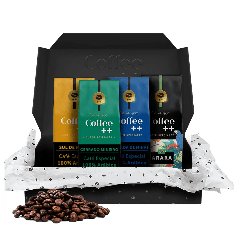 Kit Fazendas e Arara | Grãos - 4 Pacotes - Coffee Mais