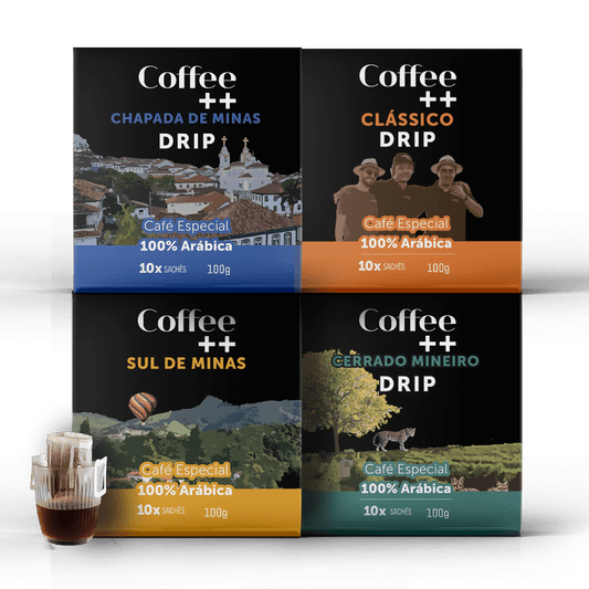 Kit Fazendas e Clássico | Drip Coffee - 40 Sachês - Coffee Mais