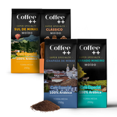 Kit Fazendas e Clássico | Moído - 4 Pacotes - Coffee Mais