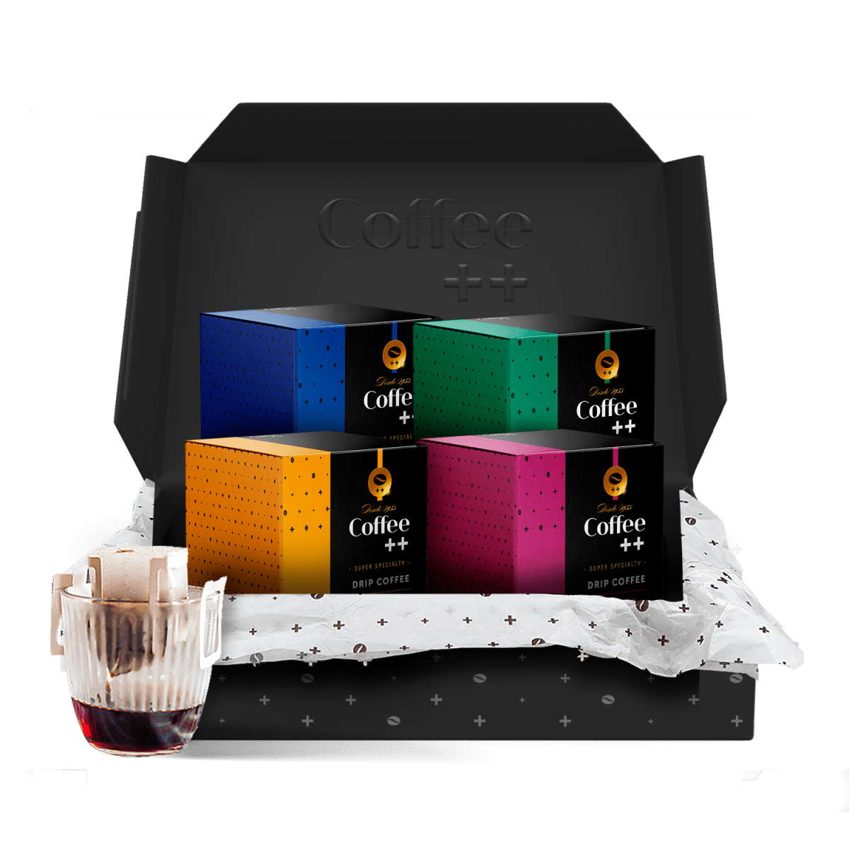 Kit Fazendas e Geisha | Drip Coffee - 40 Sachês - Coffee Mais