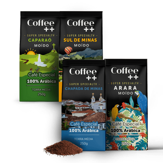 Kit Frutado | Moído - 4 Pacotes 250g - Coffee Mais