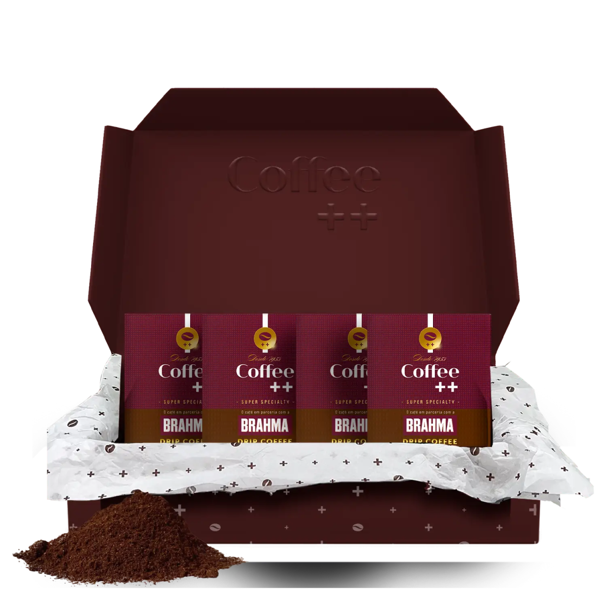 Pack Café Edição Especial 4 Brahmas - Drip Coffee - 40 Sachês - Coffee Mais