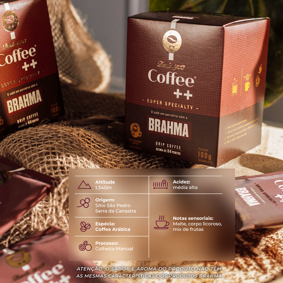 Café Edição Especial Brahma | Drip Coffee - 10 Sachês
